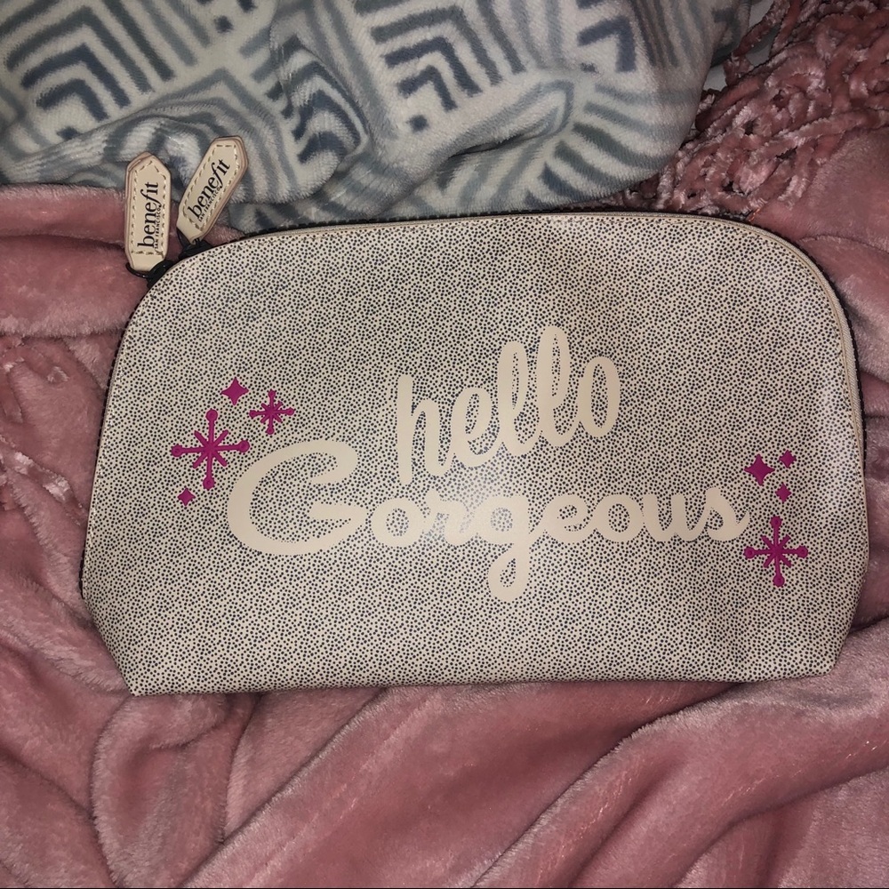 hello gorgeous make up bag